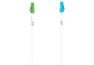 HAMA, Hama Glasfaser-Netzwerkkabel 3 00 m Netzwerkkabel, HAMA 00200742 - Glasfaser-Netzwerkkabel (Weiss/Blau/Grün)