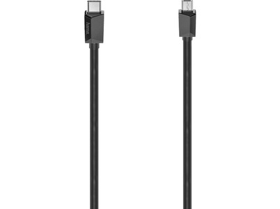 HAMA, Hama USB-Kabel; USB-C-Stecker - Micro-USB-Stecker; 0.75m USB Kabel, HAMA 200644, USB-C Kabel, 0.75 m
