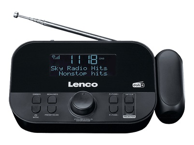 LENCO CR-615 - Digitalradio (FM, DAB+, DAB, Schwarz)