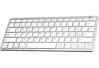 ISY, ISY IBK-1000-CH - Bluetooth Tastatur (Weiss/Silber), ISY IBK-1000-CH - Bluetooth Tastatur (Weiss/Silber)