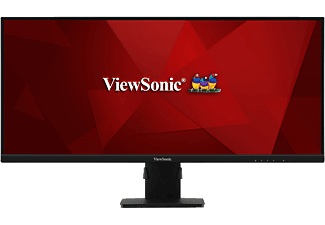 ViewSonic, Viewsonic VA3456-MHDJ LED-Monitor 86.4 cm (34 Zoll) EEK F (A - G) 3440 x 1440 Pixel UWQHD 4 ms DisplayPort, HDMI® IPS, VA3456-MHDJ, LED-Monitor