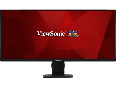 ViewSonic, Viewsonic VA3456-MHDJ LED-Monitor 86.4 cm (34 Zoll) EEK F (A - G) 3440 x 1440 Pixel UWQHD 4 ms DisplayPort, HDMI® IPS, VA3456-MHDJ, LED-Monitor