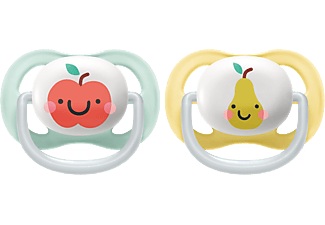 PHILIPS AVENT, PHILIPS AVENT SCF080/17 - Schnuller (Obst), Philips Avent Ultra Air Schnuller Neutral 0-6m Neutral (2 Stk)