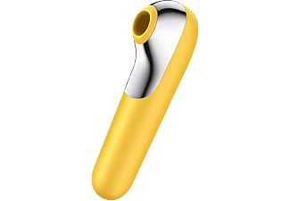 Satisfyer (all), Dual Love Luftpulsvibrator Gelb | Satisfyer, SATISFYER Dual Love - Klitorisstimulator (Gelb)