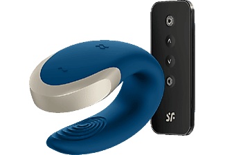 Satisfyer (all), Double Love Luxury Partner Vibrator Blau | Satisfyer, SATISFYER Double Love - Paarvibrator (Blau)