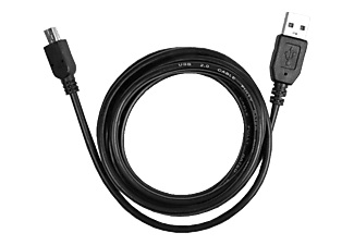 EKON ECITUSBMINI18MMK - Kabel USB-A zu Mini-USB (Schwarz)