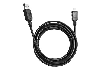 EKON ECITUSBMICR18MMK - Kabel USB-A zu Micro-USB (Schwarz)