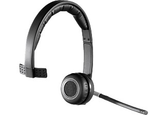 Logitech, PC-Headset USB, 2.4 GHz Funk Mono, schnurlos Logitech Mono H820e On Ear, Logitech Wireless Headset Mono H820e - Headset