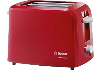 Bosch, CompactClass TAT 3A014, Toaster, Bosch Kompakt Toaster, CompactClass, rot, TAT3A014