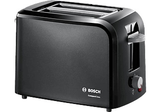 Bosch, Bosch TAT 3A 013 - Toaster, Bosch Kompakt Toaster, CompactClass, Schwarz, TAT3A013
