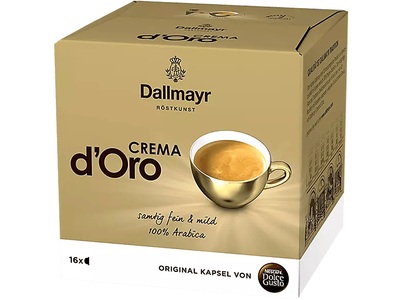 Nescafé, Dolce Gusto Dallmayr Crema D'Oro, Getränkekapsel, NESCAFÉ Dolce Gusto Dallmayr Crema d'Oro - Kaffeekapseln