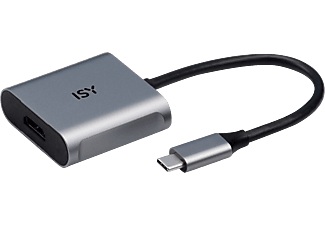 ISY, ISY IAD-1015 - USB-C auf HDMI Adapter (Silber), 