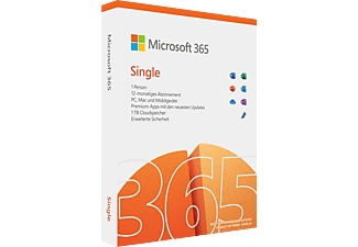 Microsoft, PC/Mac - Microsoft 365 Single /D, Microsoft 365 Single 1 Jahr DE Office Software (Box)