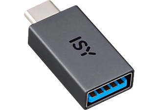 ISY, ISY IAD-1000-C - USB-C auf USB-A Adapter (Schwarz), ISY IAD-1000-C - USB-C auf USB-A Adapter (Schwarz)