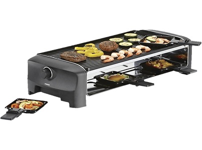 Princess, 8 Grill und Teppanyaki Party, PRINCESS 8 Grill und Teppanyaki Party - Raclette (Schwarz)