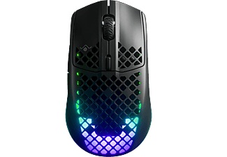 Steelseries, Aerox 3 Wireless Onyx 2022, Gaming-Maus, STEELSERIES Aerox 3 Gaming Maus, Kabellos, 18000 cpi, Optisch mit Leuchtdioden, Onyx