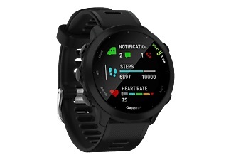 Garmin, Garmin Forerunner 55 GPS-Uhr (Schwarz), Garmin Sportuhr »Forerunner 55« Bluetooth