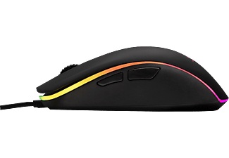 HyperX, HYPERX Pulsefire Surge RGB - Gaming Maus (Schwarz), HYPERX Pulsefire Surge RGB - Gaming Maus, Kabelgebunden, Optisch mit Laserdioden, 16000 dpi, Schwarz