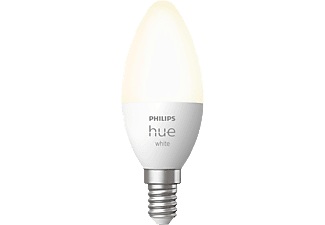 Philips HUE, Philips Hue White 5,5 W E14 LED-Kerzenlampe, Philips Hue White E14 Einzelpack 470lm