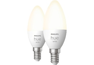 Philips HUE, Philips Hue White 5,5W E14 LED-Kerzenlampe 2er-Set, Philips Hue Philips Hue LED Kerze E14 Weiss 5.5 W 2 Stück