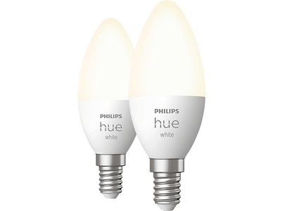 Philips HUE, Philips Hue White 5,5W E14 LED-Kerzenlampe 2er-Set, Philips Hue Philips Hue LED Kerze E14 Weiss 5.5 W 2 Stück