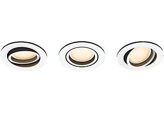 undefined, Philips Hue White ambience 3er-Pack Milliskin Einbauspot, 
