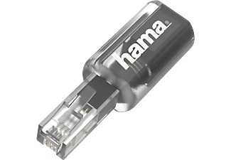 HAMA, Hama Telefon (analog) Adapter Schwarz (transparent), Hama USB-Adapter Anti-Twist Schwarz Transparent