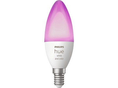 Philips HUE, Philips Hue Kerze White&Color Ambiance E14 5,3W, Philips Hue WhiteColor Kerze E14 4W Einzelpack