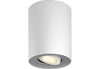 Philips HUE, Philips Hue Pillar LED-Spot Dimmschalter, weiß, Philips Hue White Amb. Pillar Spot 1 flg. weiss + Dimmschalter