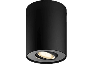 Philips HUE, Philips Hue Pillar LED-Spot Dimmschalter, schwarz, Philips Hue White Amb. Pillar Spot 1 flg. schwarz 250lm +dimmer