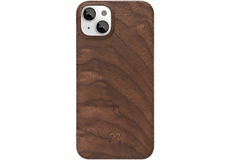 WOODCESSORIES, Woodcessories - iPhone 13 Mini EcoCase Slim Echt Holz Hülle Walnuss FSC Zertifiziert (ECO523) - Dunkelbraun, 