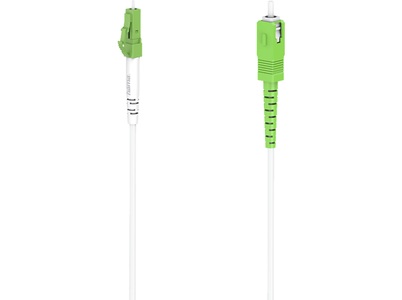 HAMA 00200768 - Glasfaser-Netzwerkkabel (Grün/Weiss)