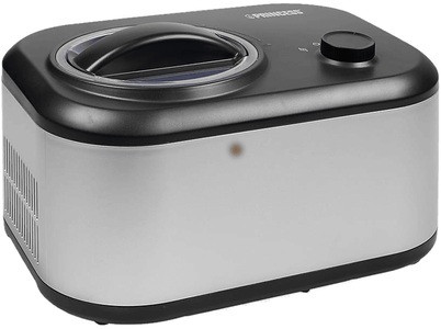 Princess, Princess 282608 Eismaschine inkl. Kühlaggregat 1 l, PRINCESS 282608 - Eiscrememaschine (Schwarz)