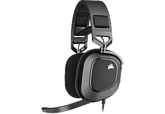 undefined, CORSAIR HS80 Headset Wired Handheld Gaming Carbon, HS80 RGB USB, Gaming-Headset