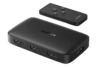 Ugreen, UGREEN 80125 - HDMI Umschalte Box, UGREEN Switcher HDMI 3 In 1 Out 80125 4K, 30HZ, Black, (BB)