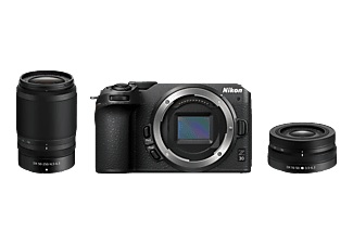Nikon, NIKON Z 30 Body + NIKKOR Z DX 16-50mm f/3.5-6.3 VR + NIKKOR Z DX 50-250mm f/4.5-6.3 VR - Systemkamera Schwarz, 