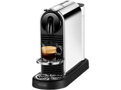 DE-LONGHI EN220.M CitiZ Platinum - Nespresso® Kaffeemaschine (Edelstahl)