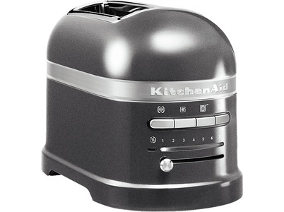 KITCHENAID, KITCHENAID Artisan 5KMT2204 - Toaster (Medaillon silber), KITCHENAID Artisan 5KMT2204 - Toaster (Medaillon silber)