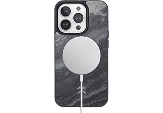 WOODCESSORIES, WOODCESSORIES Bumper - Schutzhülle (Passend für Modell: Apple iPhone 14 Pro), Woodcessories Back Cover Bumper MagSafe iPhone 14 Pro Camo Grau