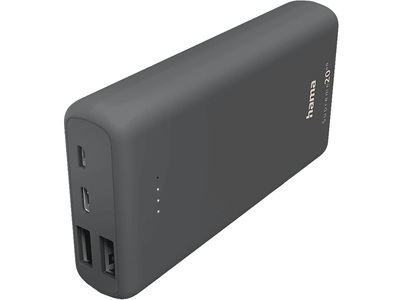 HAMA, HAMA Supreme 20HD - Powerbank (Grau), HAMA Supreme 20HD - Powerbank (Grau)