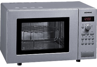 Siemens, Siemens Hf15G541 - Mikrowelle mit Grillfunktion (Edelstahl), Siemens Stand-Mikrowellengerät HF15G541, Edelstahl, Quarzgrill, cookControl, 800 W