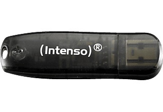 Intenso, Intenso Rainbow Line - USB-Stick (16 GB, Schwarz), Intenso USB-Stick Rainbow Line, 16GB, USB 2.0, black, 3502470