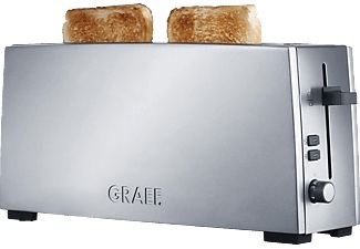 Graef, Graef To90 - Toaster (Silber), Graef TO90 Langschlitztoaster