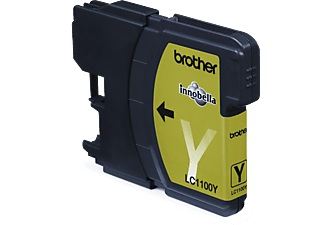 Brother, Original Tintenpatrone gelb Brother LC-1100 y, Brother Tintenpatrone, gelb, LC-1100Y, (325 Seiten)