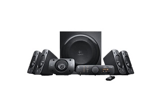 Logitech, Logitech Z906 5.1 THX Speaker System 500 Watt, Logitech Z906 5.1 PC-Lautsprecher Kabelgebunden 500 W Schwarz