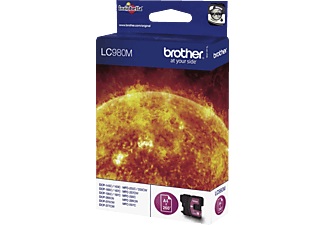 Brother, Brother Lc980 magenta Tintenpatrone, Brother Tintenpatrone, rot, LC-980M, (260 Seiten)
