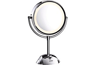 BaByliss, Babyliss 8438E Leuchtspiegel 1X&8X - Spiegel (Silber), BaByliss Kosmetikspiegel »8438E, Silberfarben«