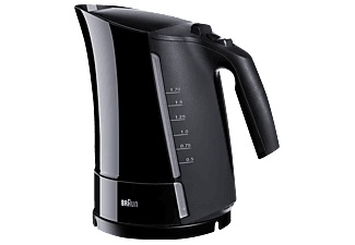Braun, Braun WK 300 - Wasserkocher (Schwarz), Braun WK300 Multiquick3 schwarz Wasserkocher Schwarz Fassungsvermögen: 1.6 l