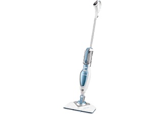 Black&Decker, Black+Decker Fsm1630-Qs - Dampfreiniger (Weiss, blau), Black+Decker Dampfbesen 1600 Watt
