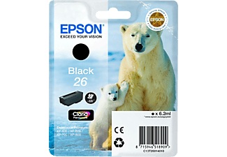 Epson, Epson T260140 schwarz Tintenpatrone, Epson Tintenpatrone, schwarz, T260140, (220 Seiten)